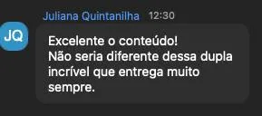 Depoimento real de aluno da imersão