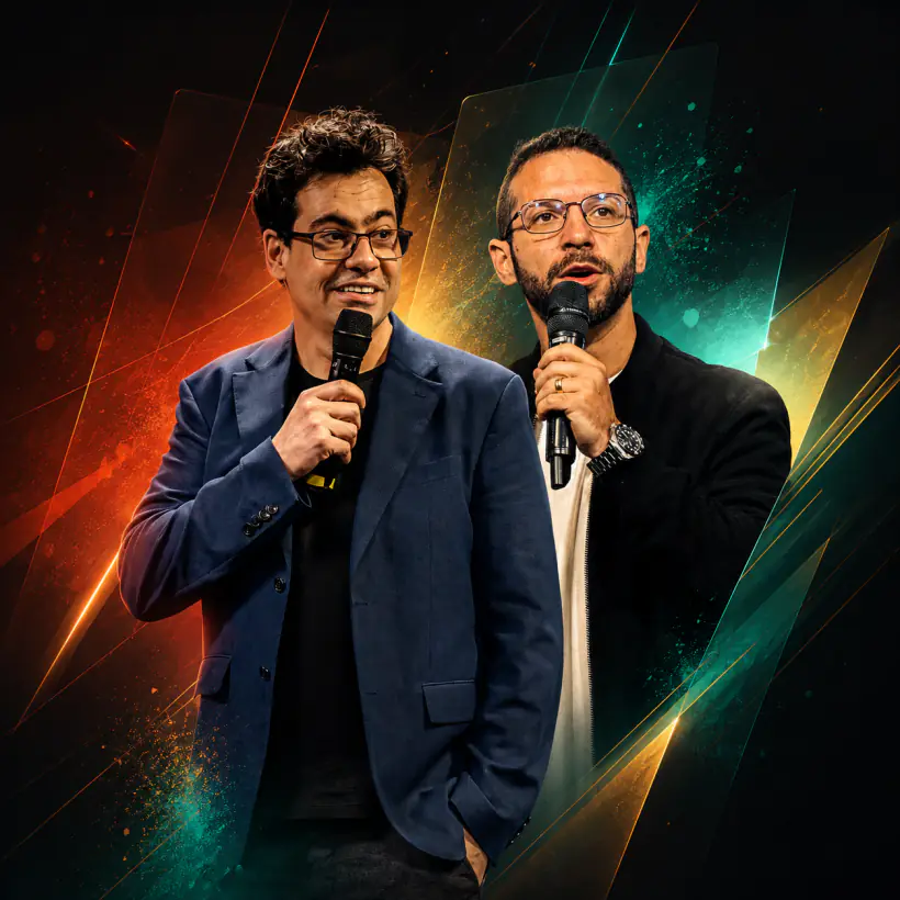 Anthony Nichols e André Cia conduzindo a Imersão Claude e GPT na Prática