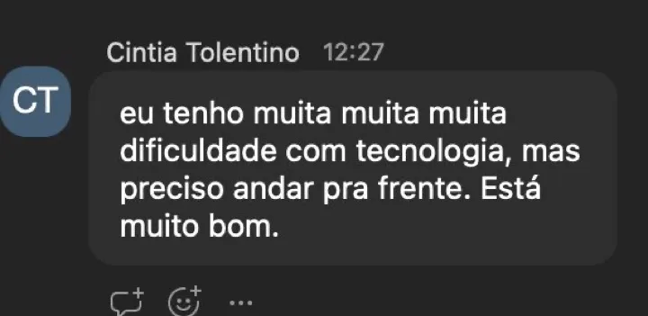 Depoimento real de aluno da turma 3